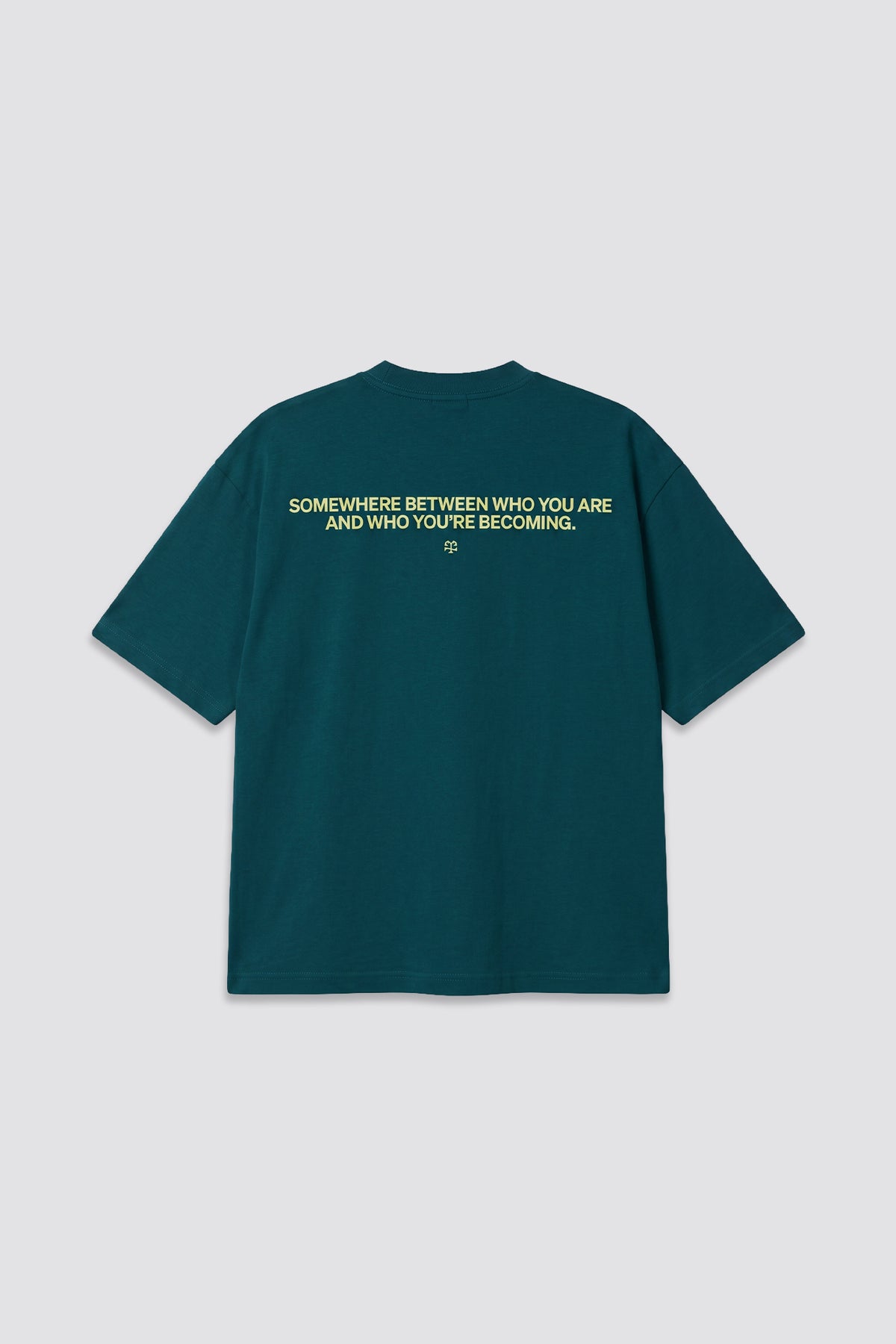 04X Oversized Some Where Teal T-Shirt