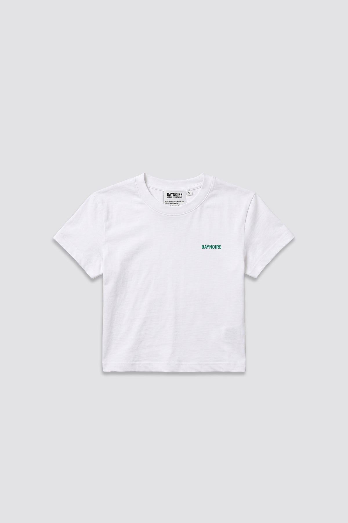 White Logo PL Baby Tee