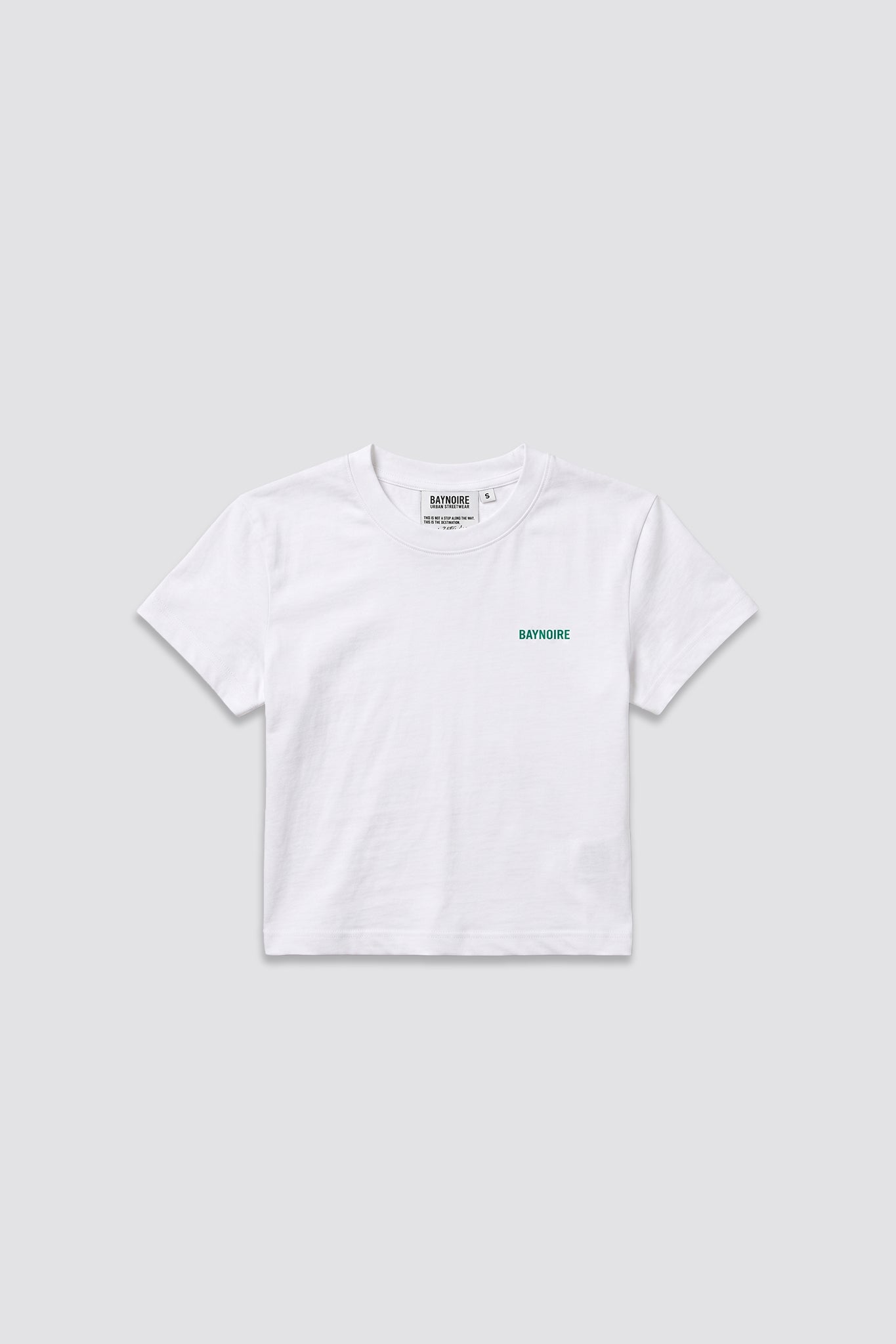 White Logo PL Baby Tee