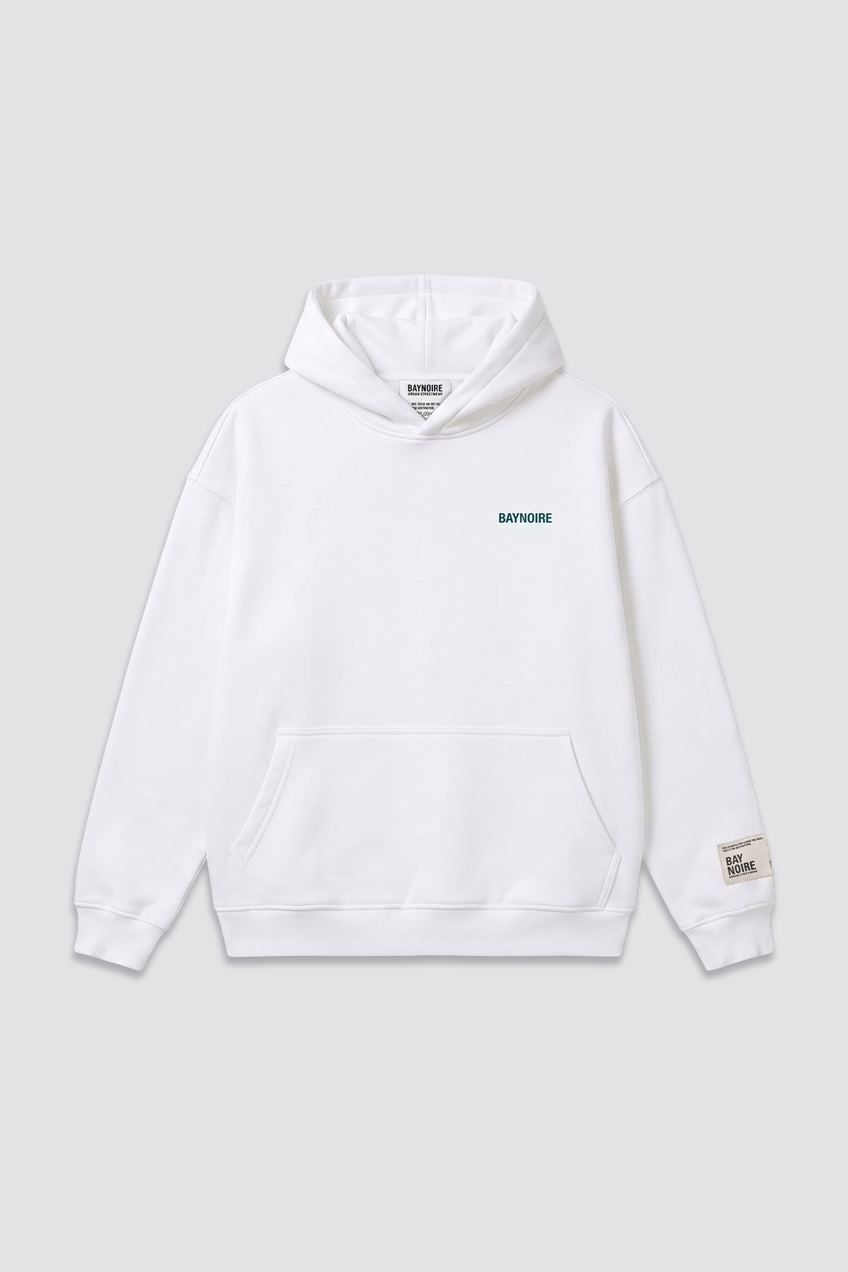 White Logo II PL Oversized Hoodie