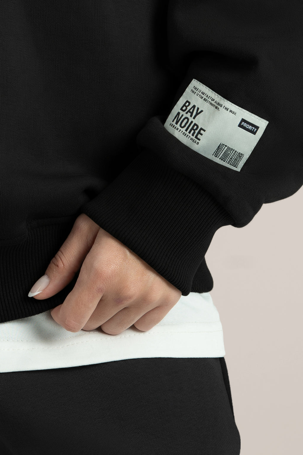 Black Logo II PL Oversized Sweatshirt