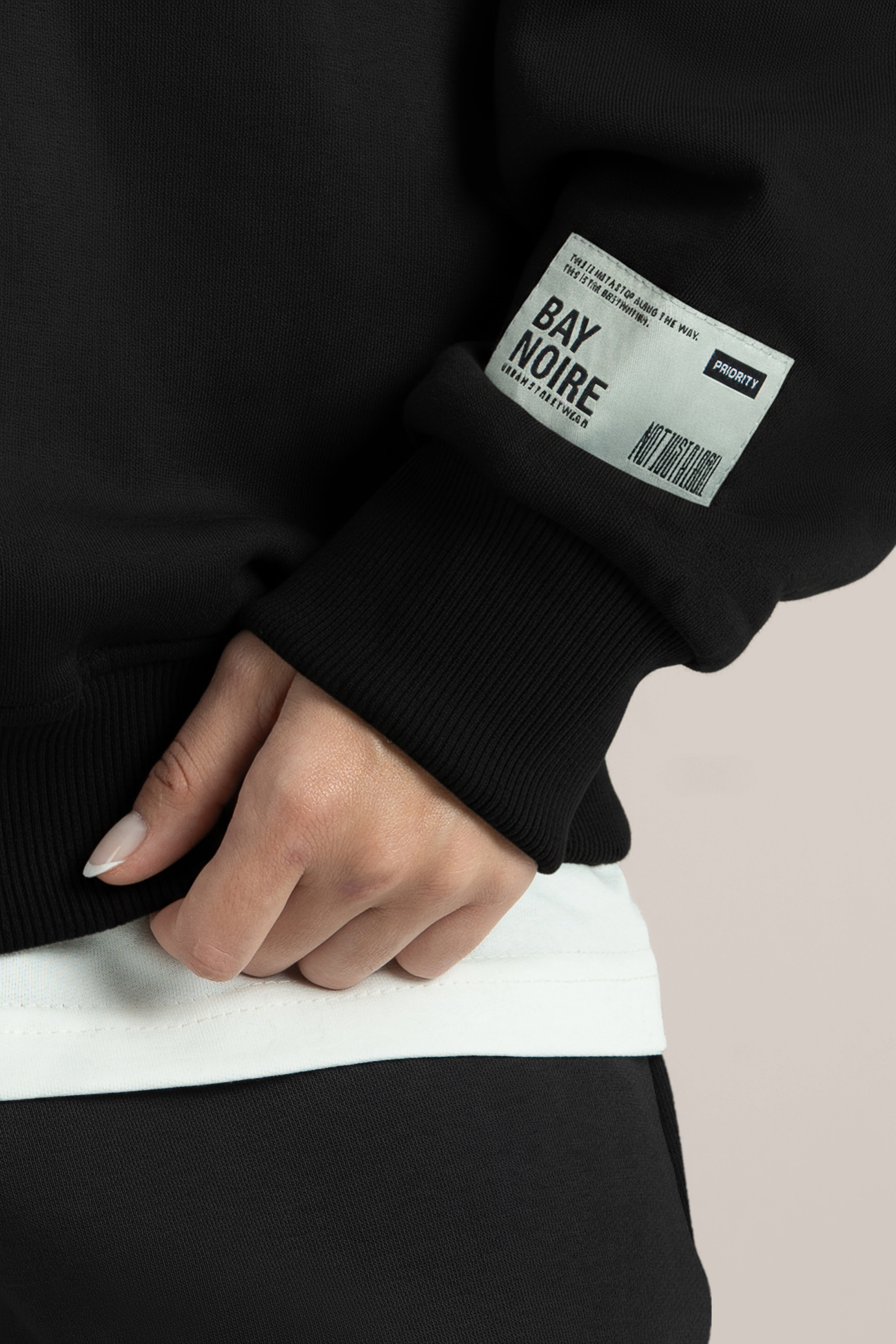 Black Logo II PL Oversized Sweatshirt