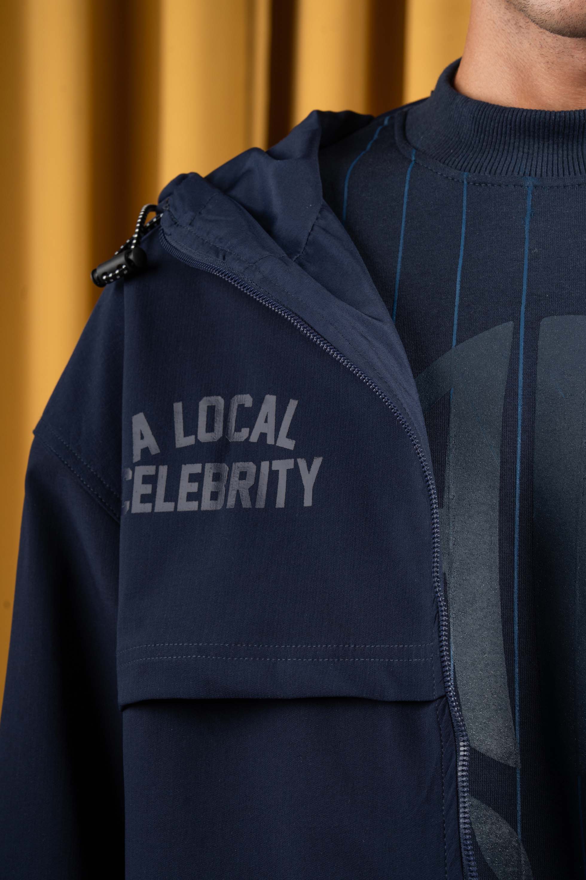 BYN X ALC Navy Windbreaker Jacket