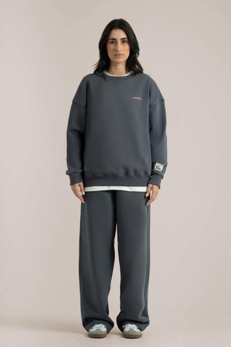 Anchor Logo II PL Oversized Sweatshirt - Baynoire