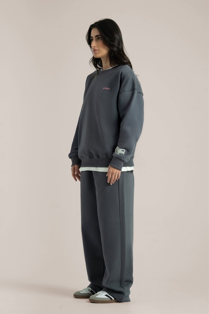 Anchor Logo II PL Oversized Sweatshirt - Baynoire