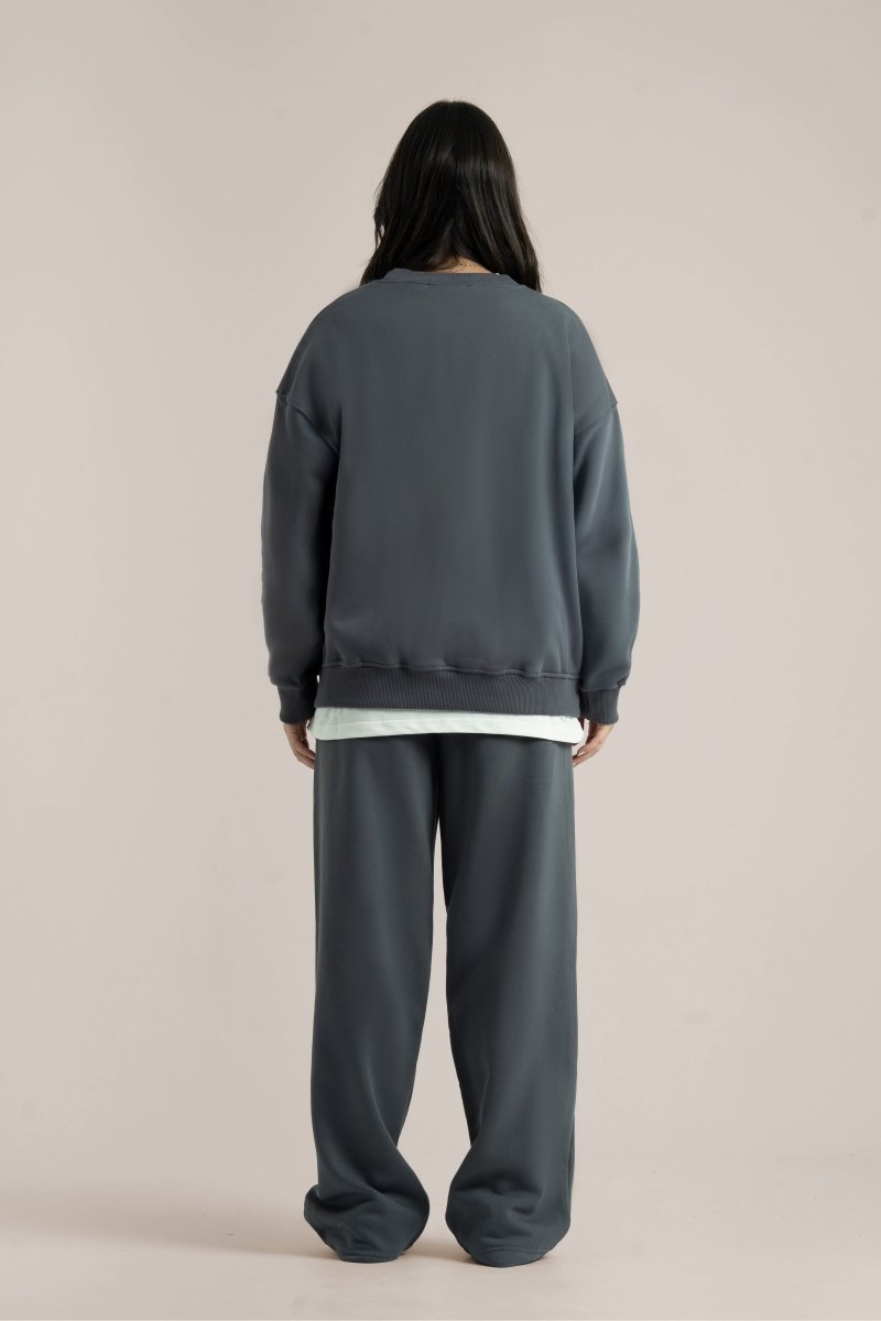 Anchor Logo II PL Oversized Sweatshirt - Baynoire