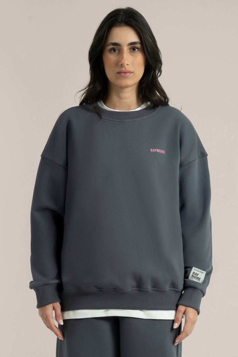 Anchor Logo II PL Oversized Sweatshirt - Baynoire