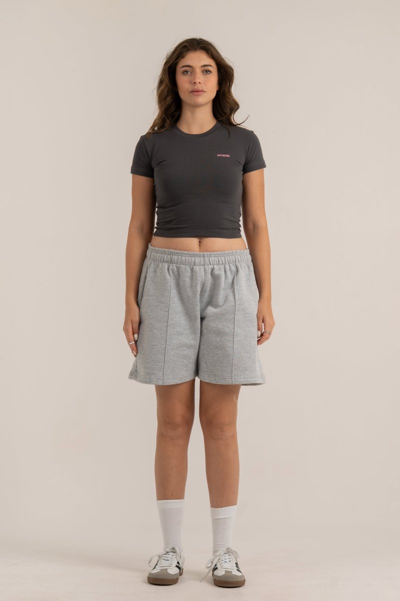 Anchor Logo PL Baby Tee - Baynoire