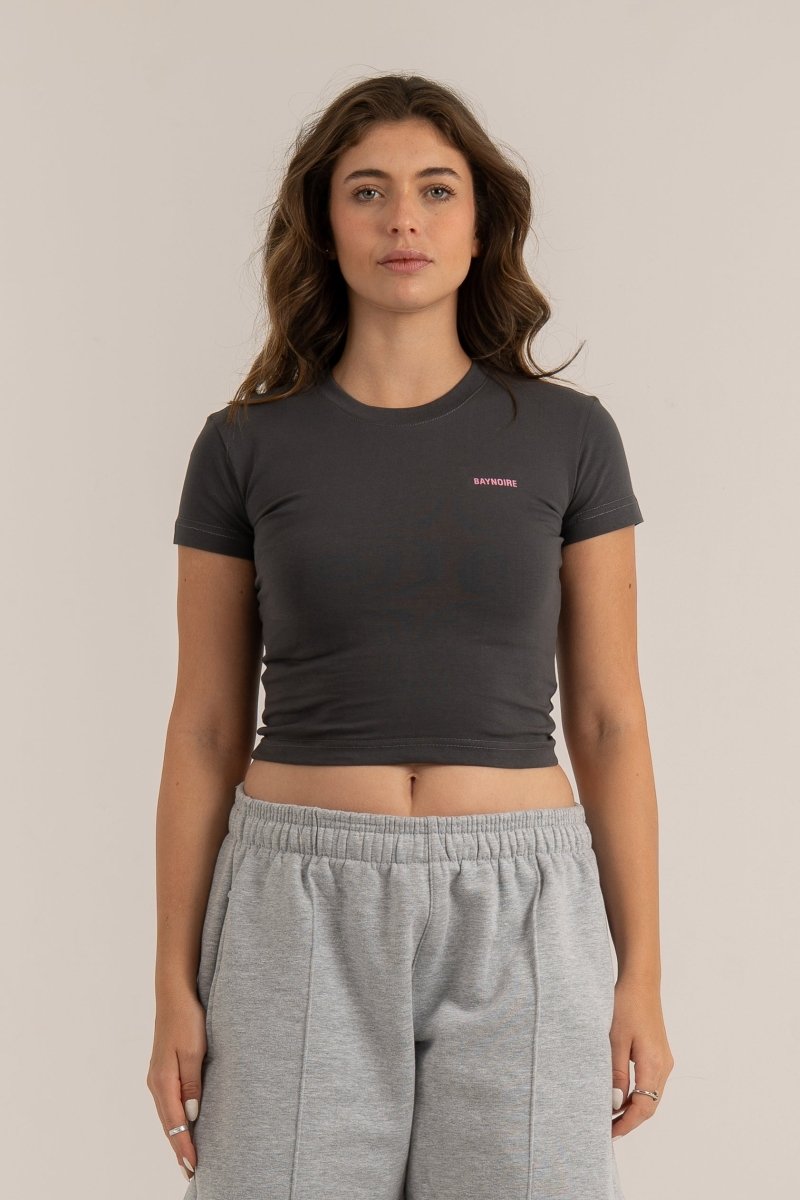 Anchor Logo PL Baby Tee - Baynoire