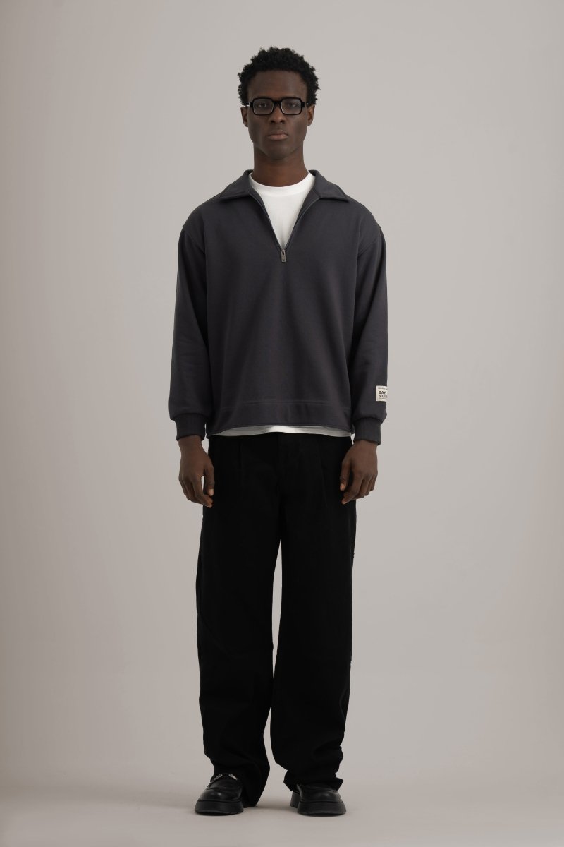 Anchor Polo Q - Zipper Sweatshirt - Baynoire