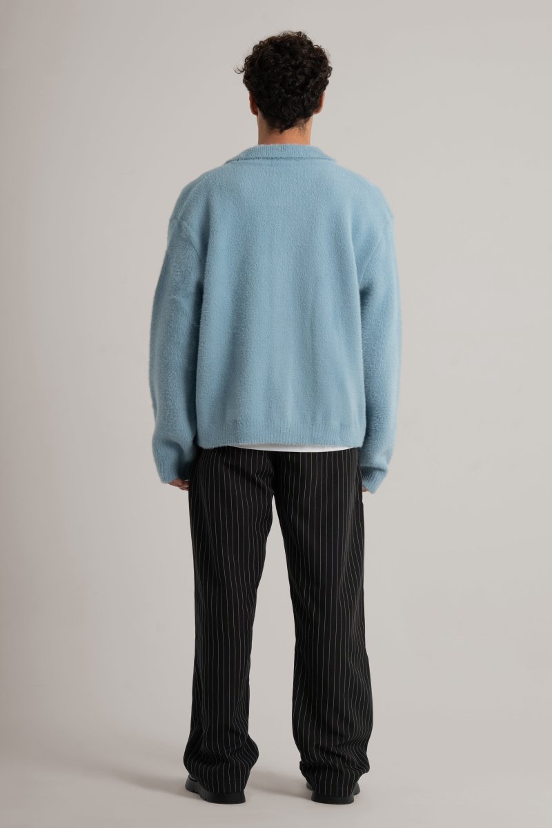 Baby Blue Faux Fur II Jacket - Baynoire