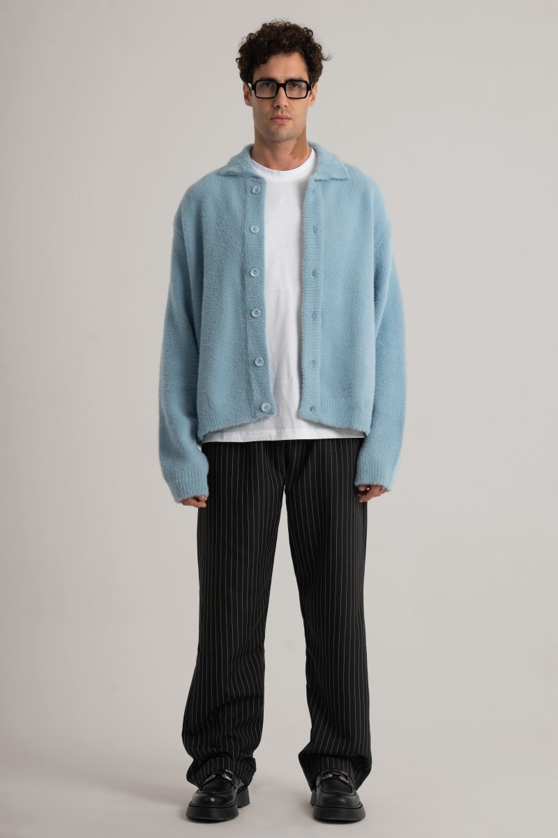 Baby Blue Faux Fur II Jacket - Baynoire