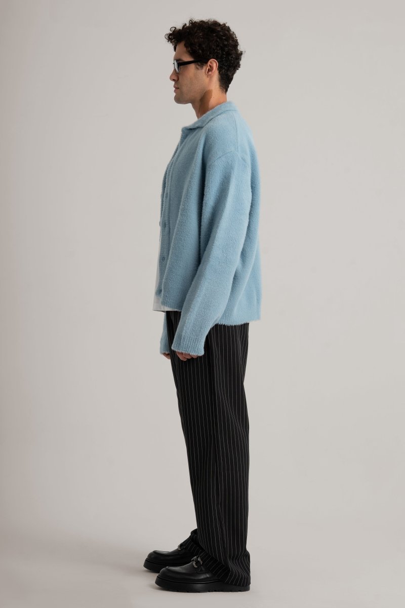 Baby Blue Faux Fur II Jacket - Baynoire