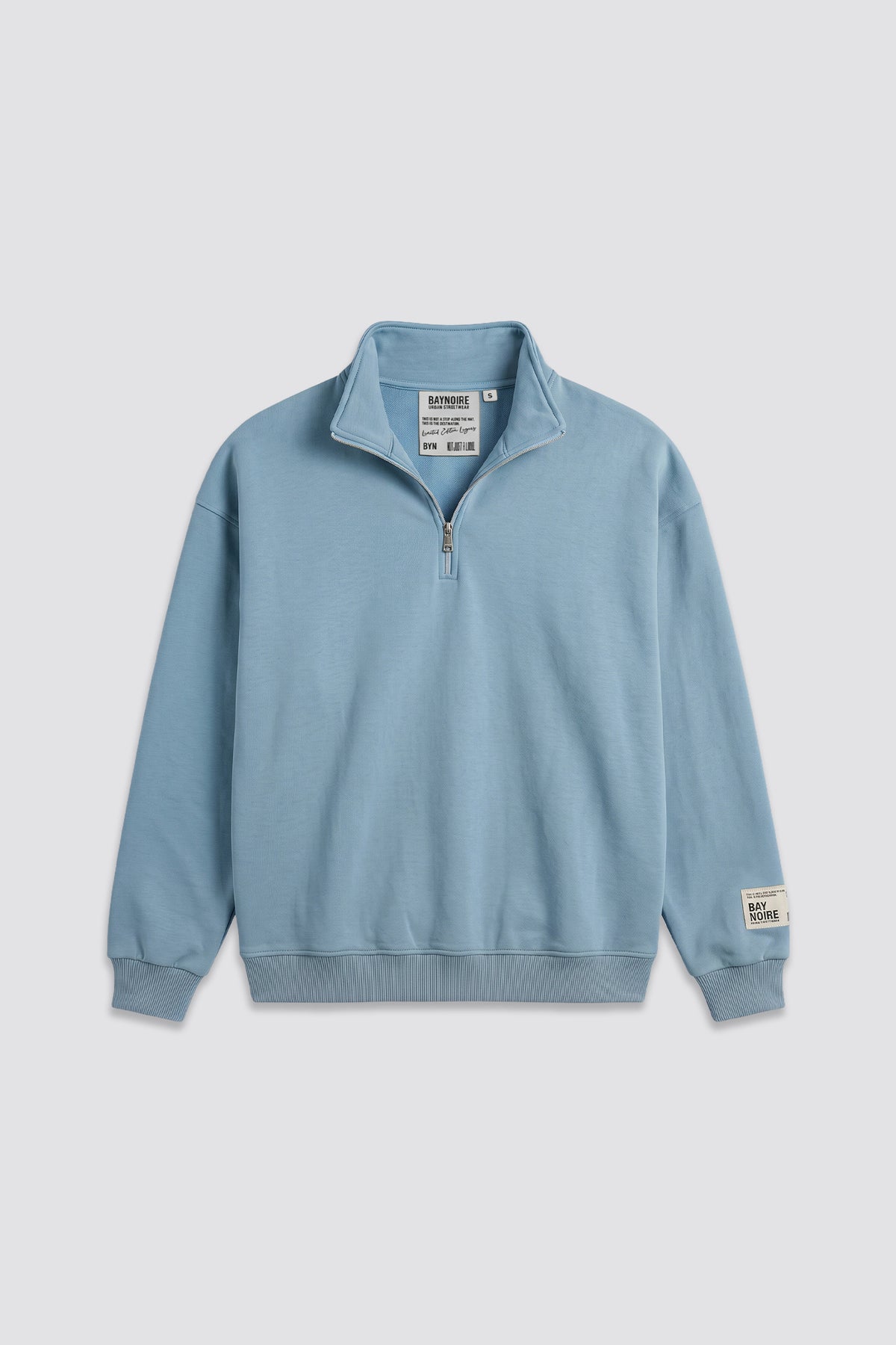Baby Blue Q-Zipper Sweatshirt V3