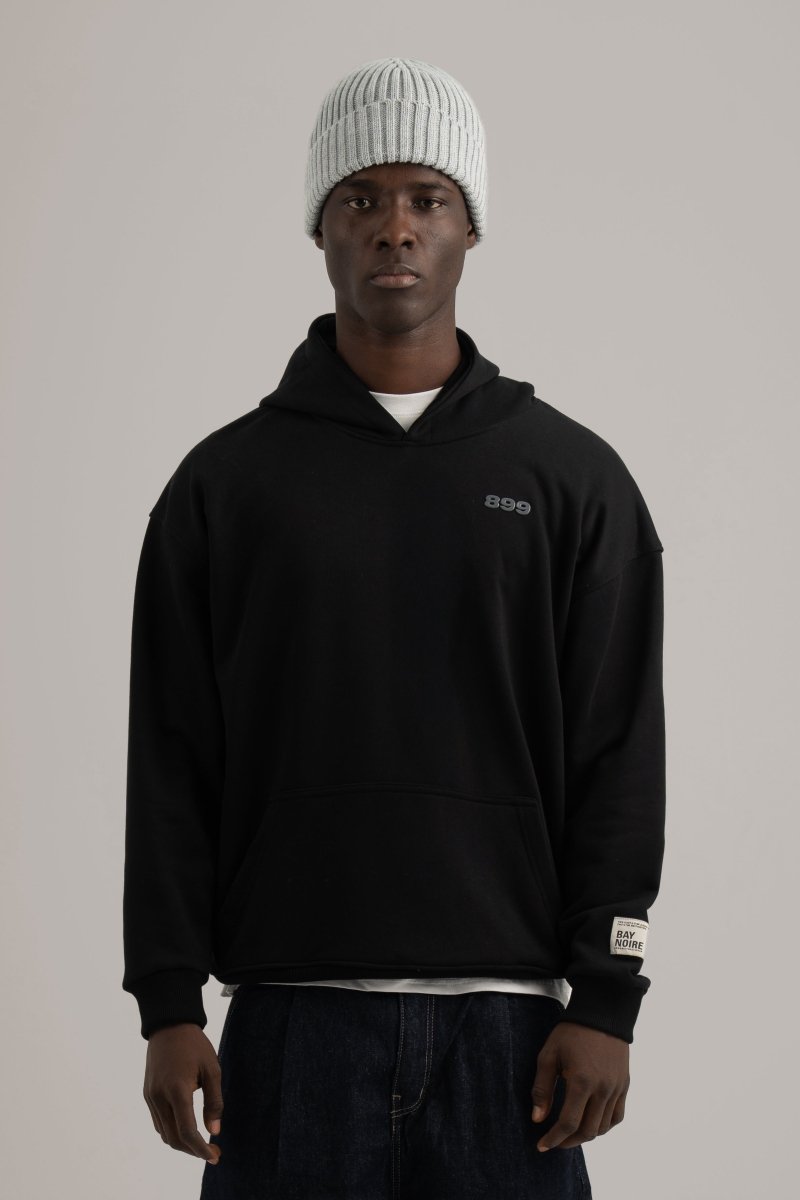 Black BD899 Oversized Hoodie - Baynoire