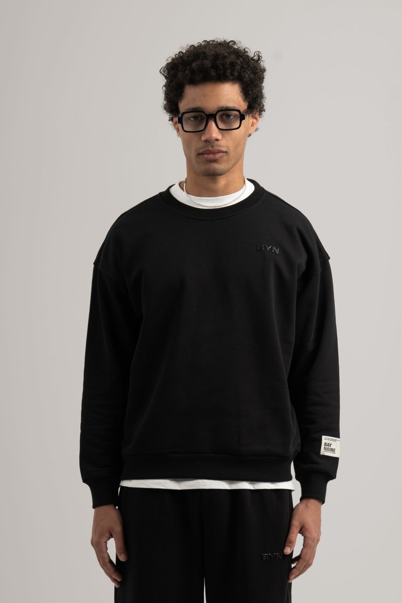Black BYN Core Sweatshirt - Baynoire