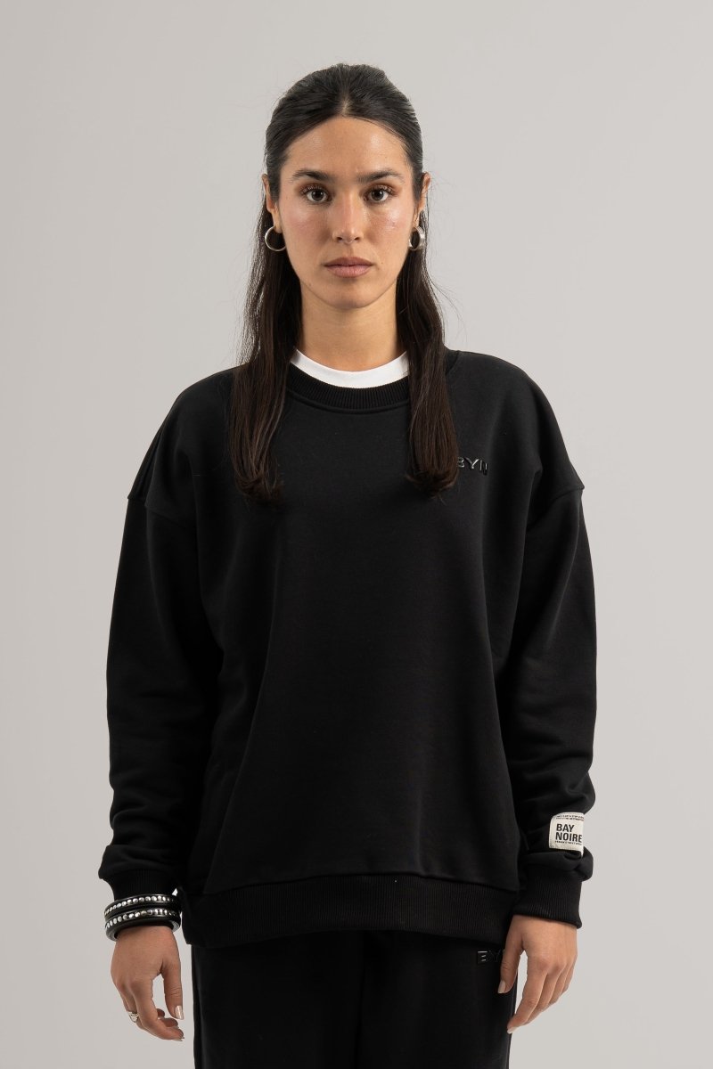 Black BYN Core Sweatshirt - Baynoire
