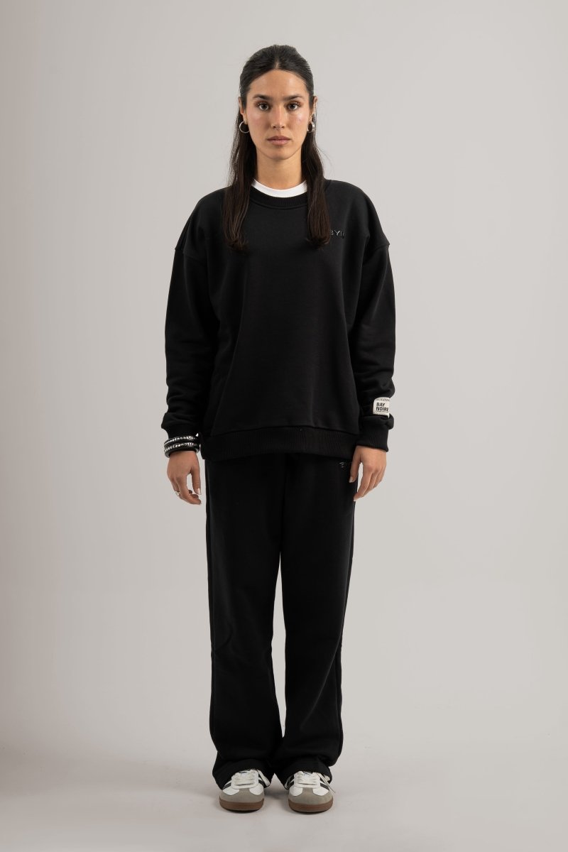 Black BYN Core Sweatshirt - Baynoire