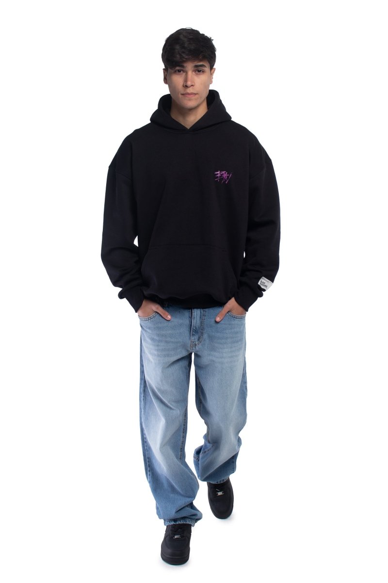Black BYN EX Oversized Hoodie - Baynoire