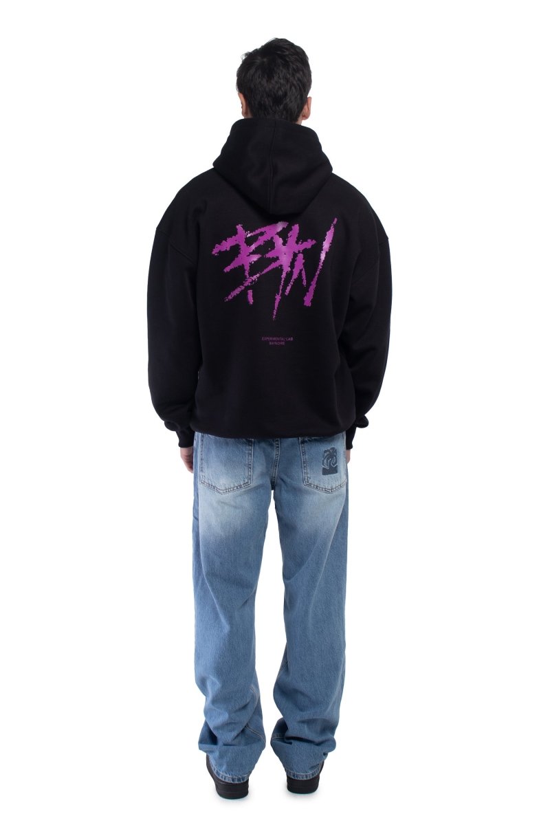 Black BYN EX Oversized Hoodie - Baynoire