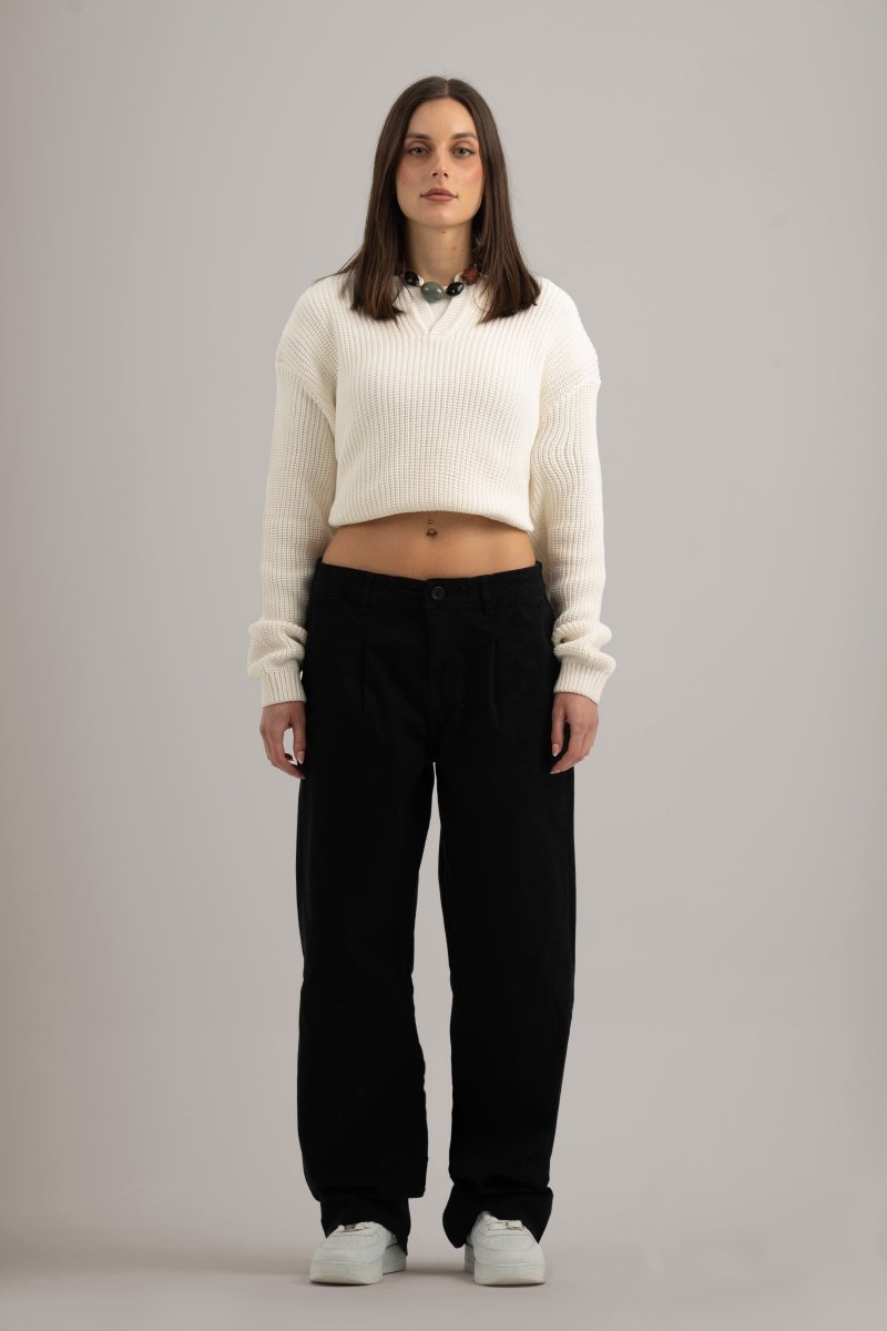 Black Chino Pants - Baynoire