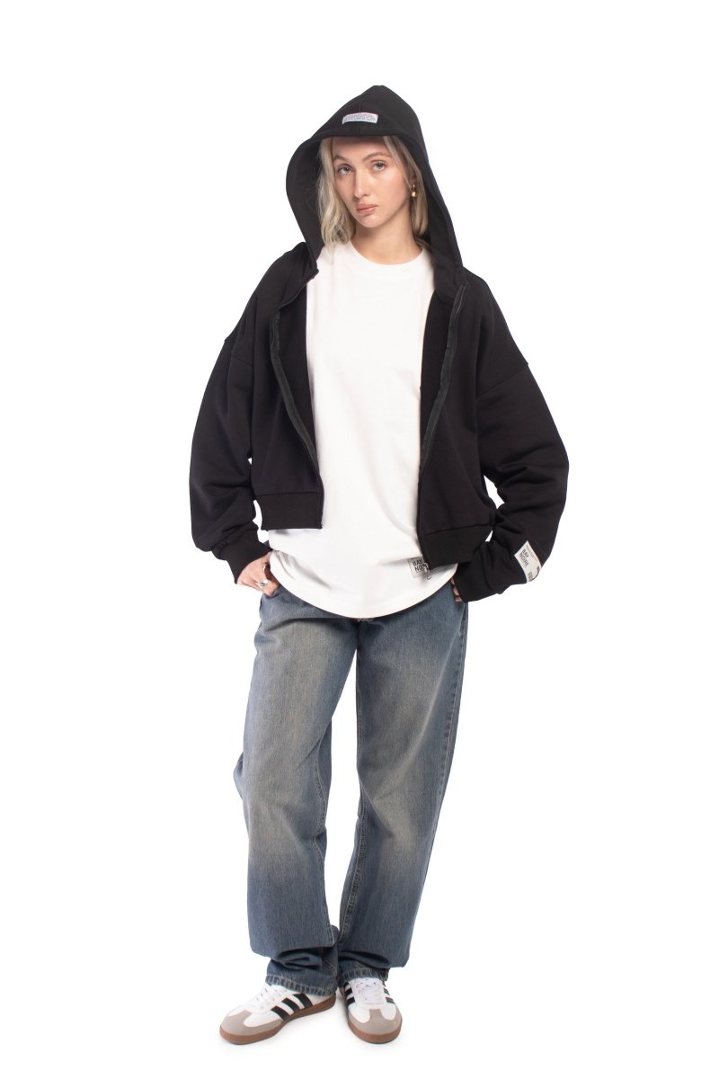 Black Core Boxy Jacket - Baynoire