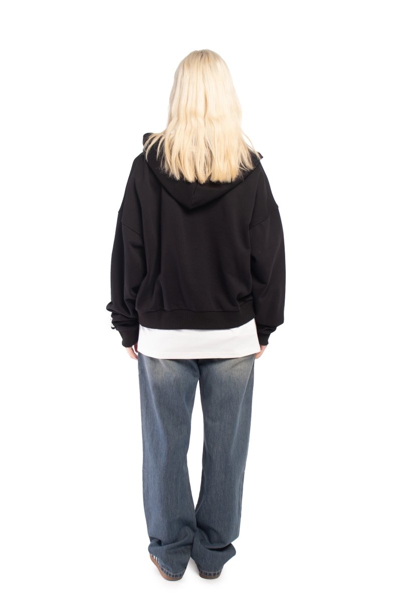 Black Core Boxy Jacket - Baynoire