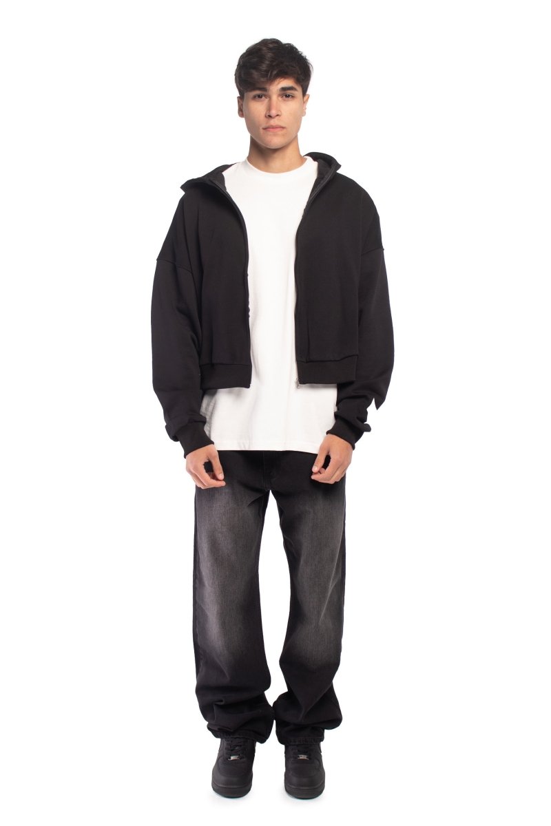 Black Core Boxy Jacket - Baynoire