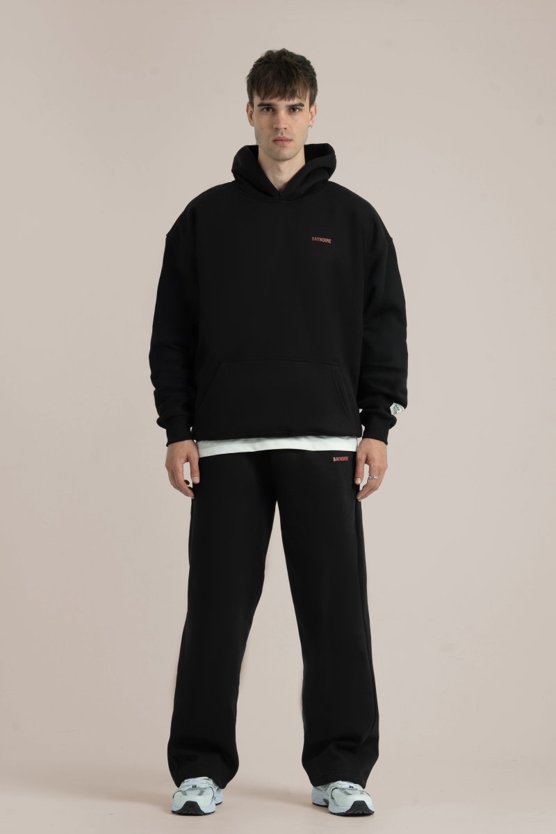 Black Logo II PL Oversized Sweatpants - Baynoire