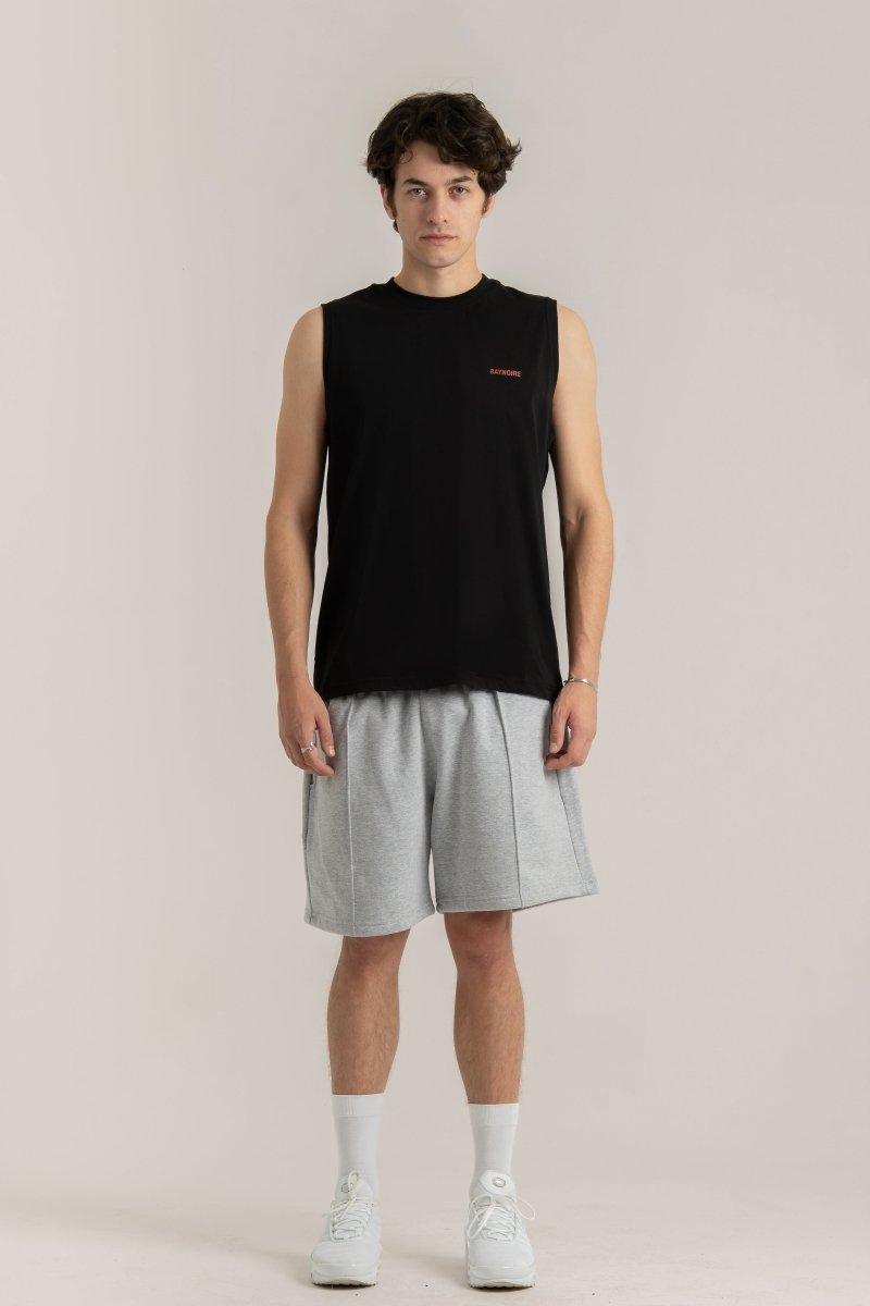 Black Logo II PL Sleeveless T-shirt - Baynoire
