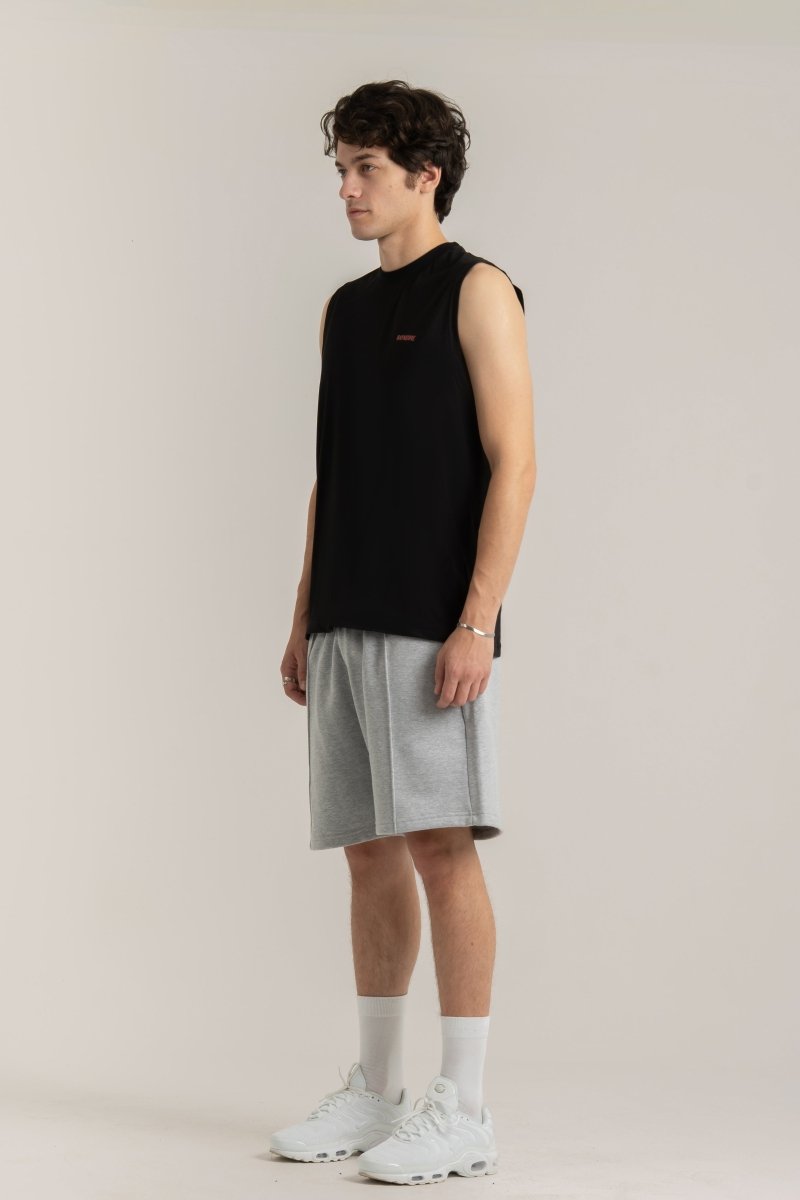 Black Logo II PL Sleeveless T-shirt - Baynoire