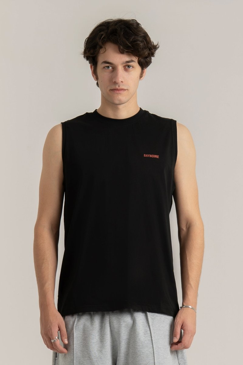 Black Logo II PL Sleeveless T-shirt - Baynoire