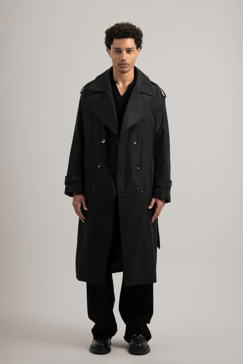 Black Trench Coat - Baynoire