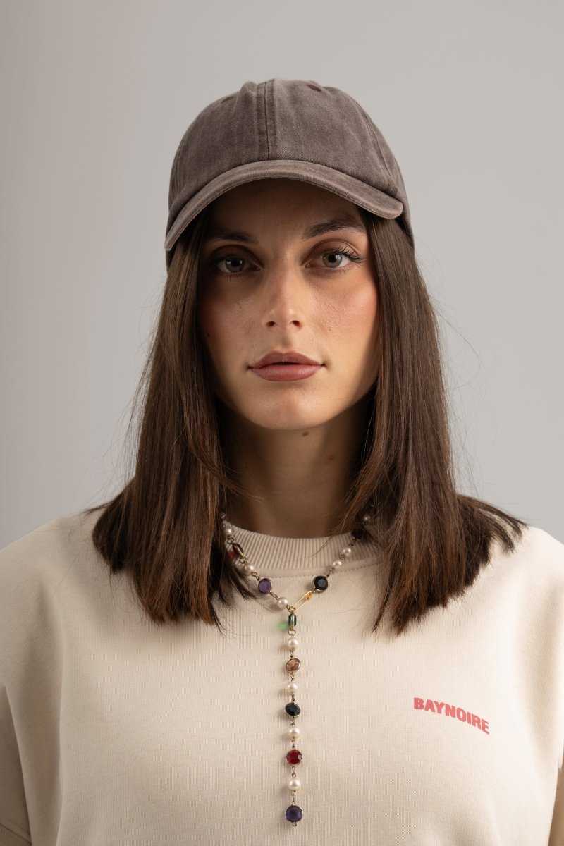 Brown BYN Emblem Cap - Baynoire