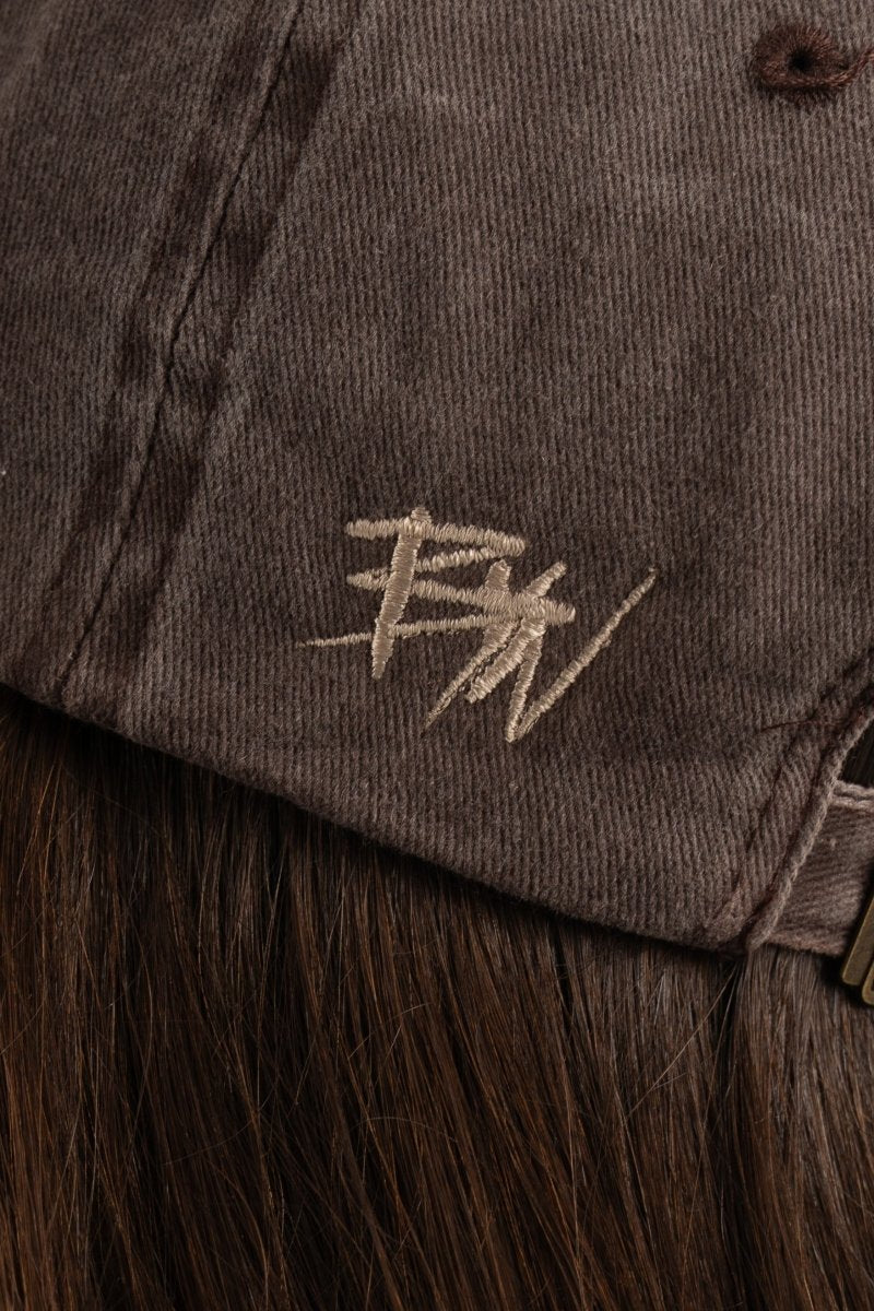 Brown BYN Emblem Cap - Baynoire