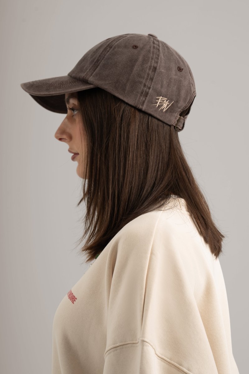 Brown BYN Emblem Cap - Baynoire