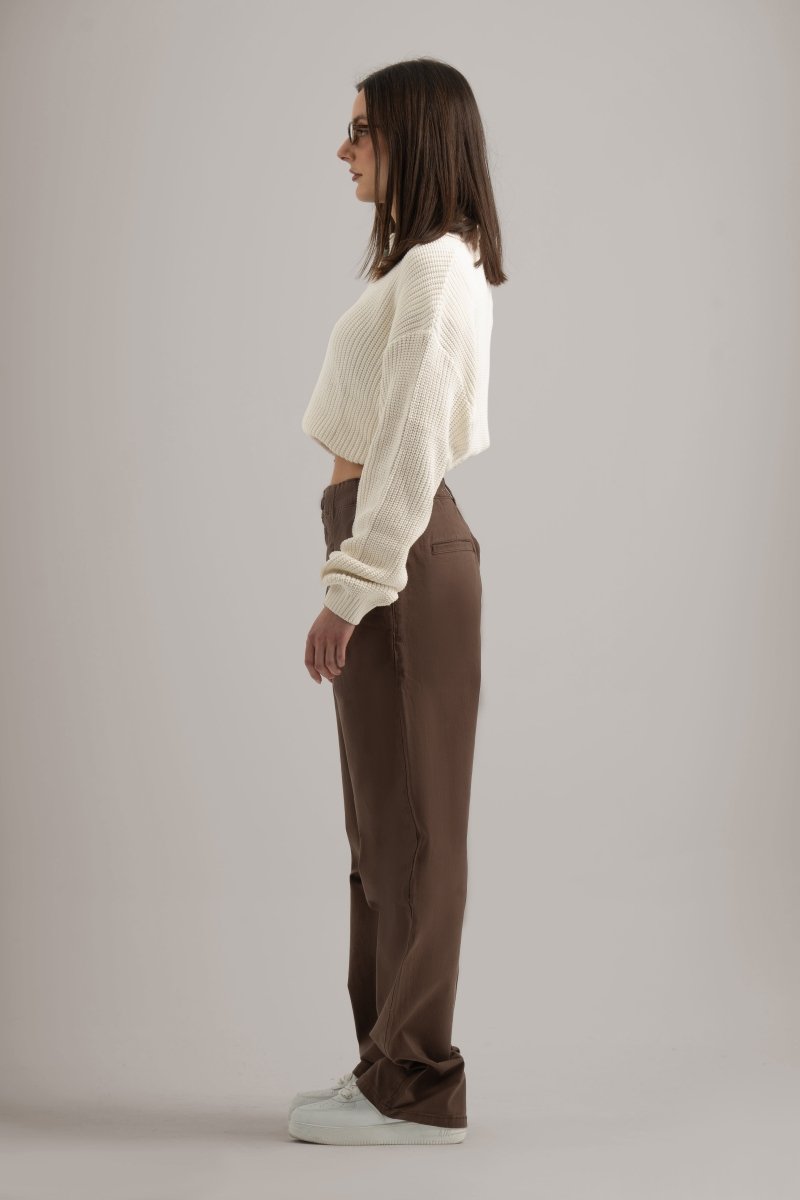 Brown Chino Pants - Baynoire