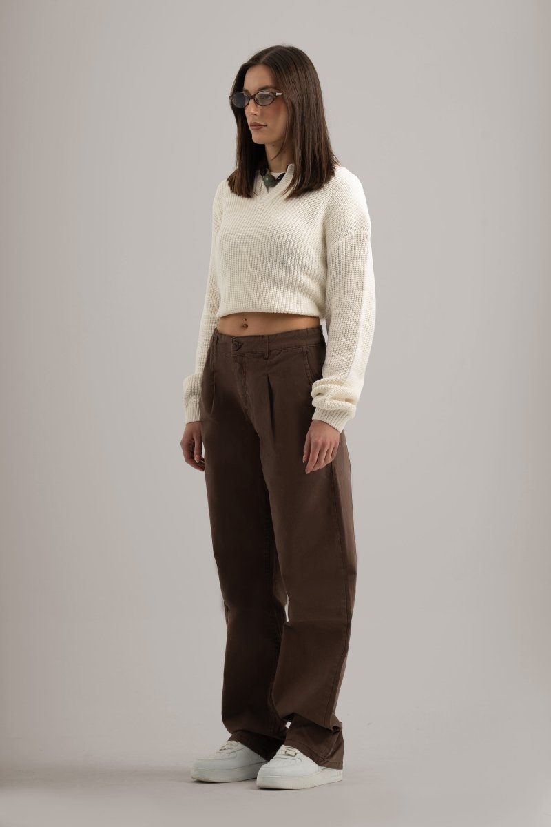 Brown Chino Pants - Baynoire