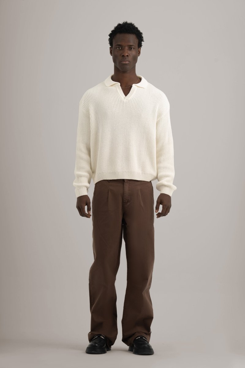 Brown Chino Pants - Baynoire