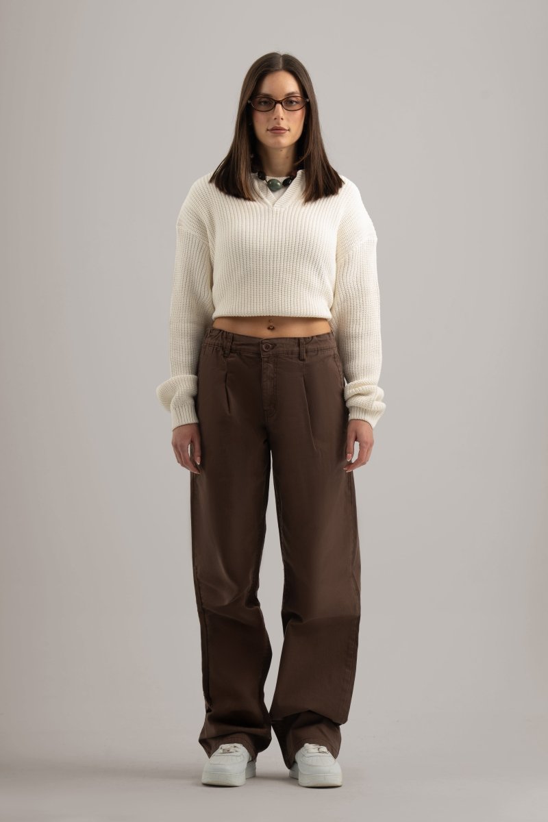Brown Chino Pants - Baynoire