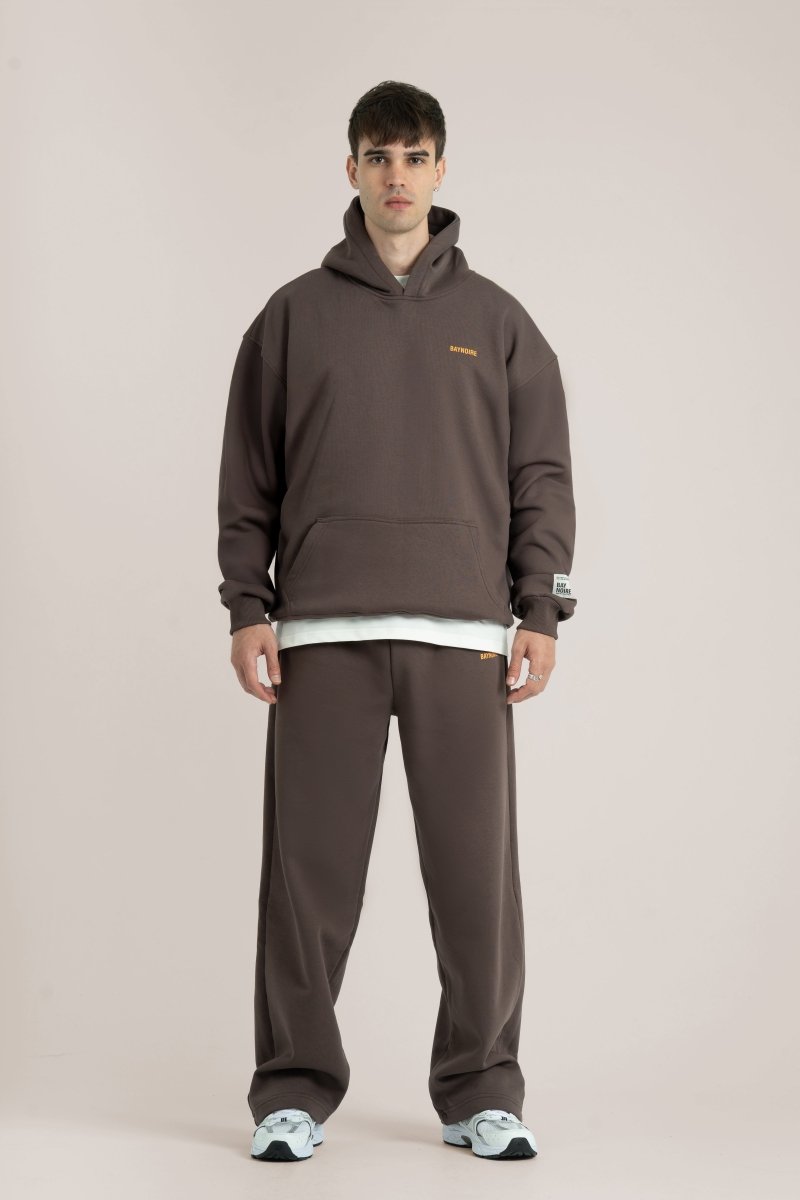 Brown Logo II PL Oversized Sweatpants - Baynoire