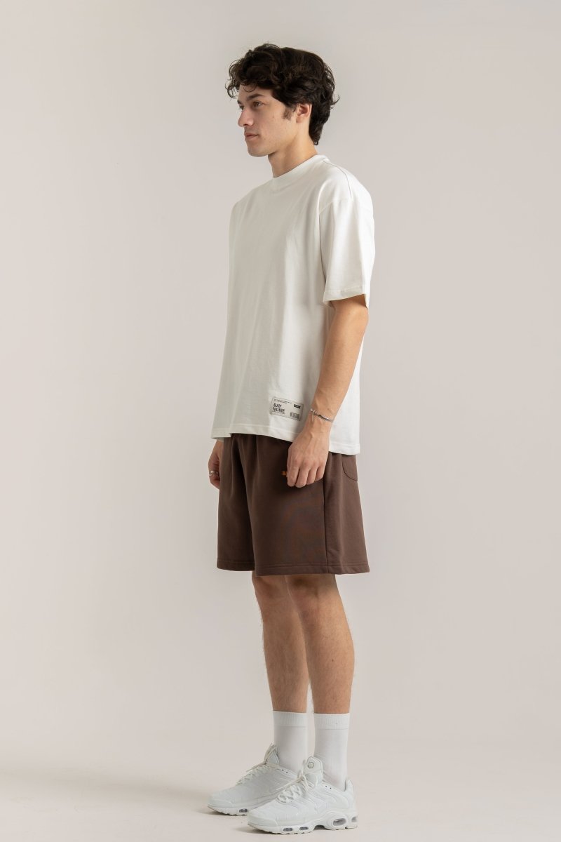 Brown Logo PL Sweatshorts - Baynoire