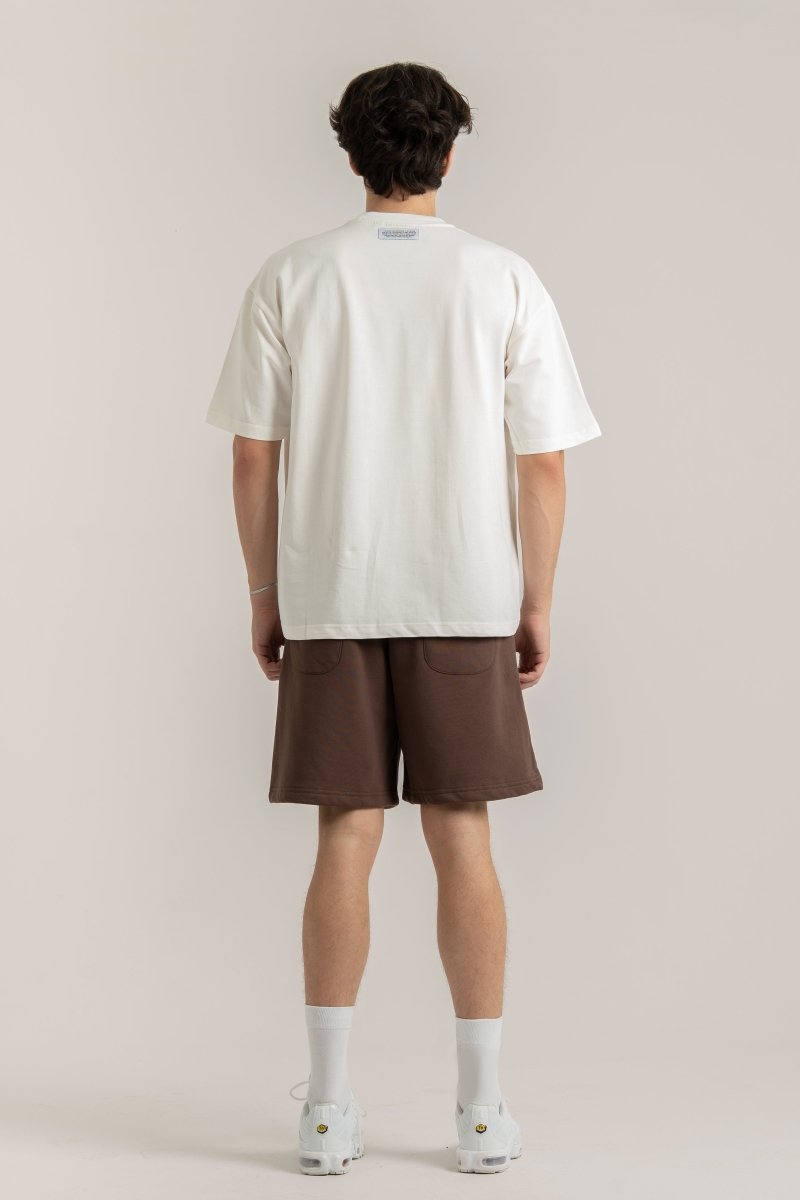 Brown Logo PL Sweatshorts - Baynoire