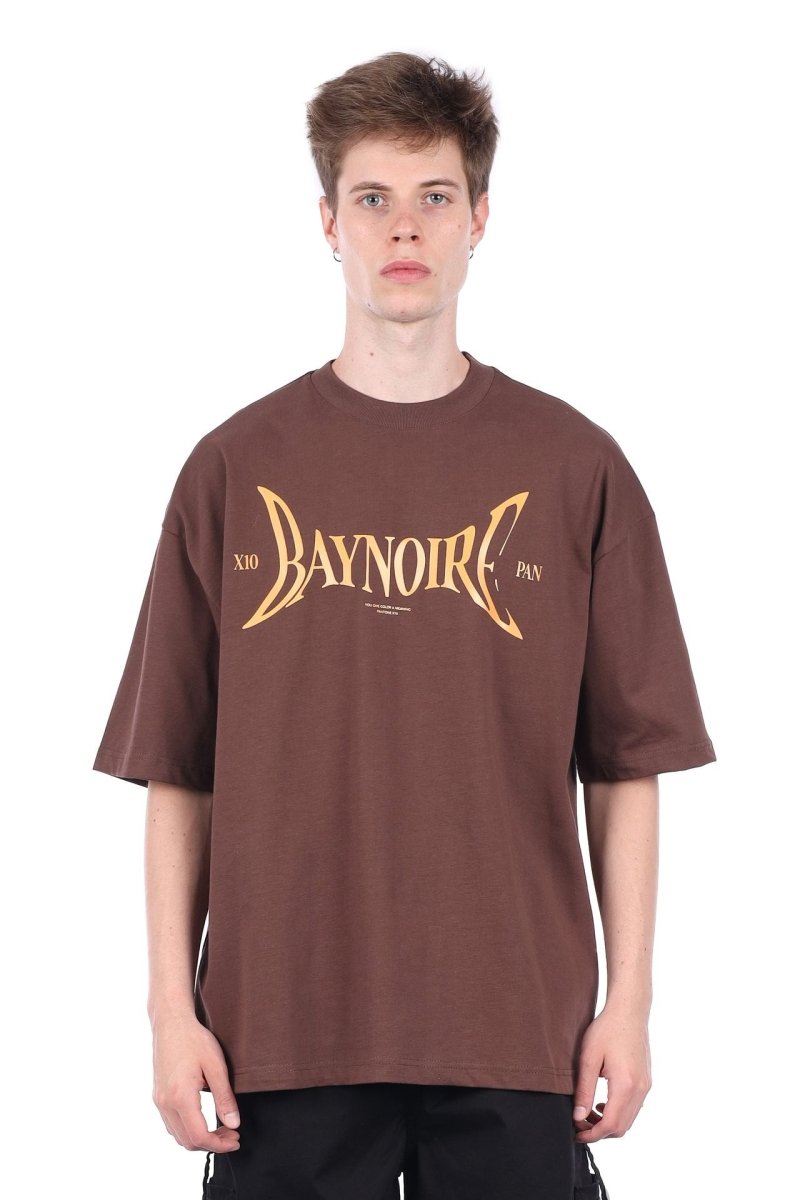 Brown PL X10 Oversized T-shirt - Baynoire