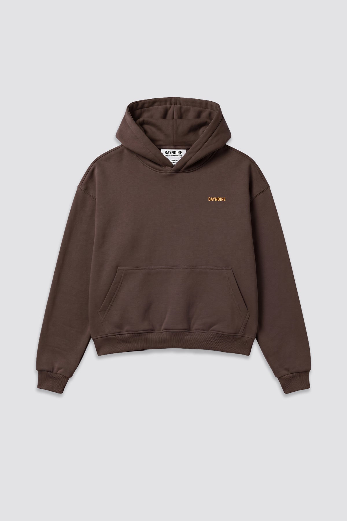 02P Oversized Brown Hoodie