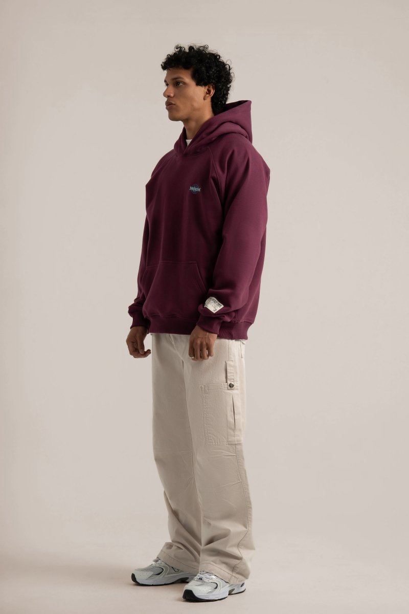 Burgundy Five Years Hoodie - Baynoire