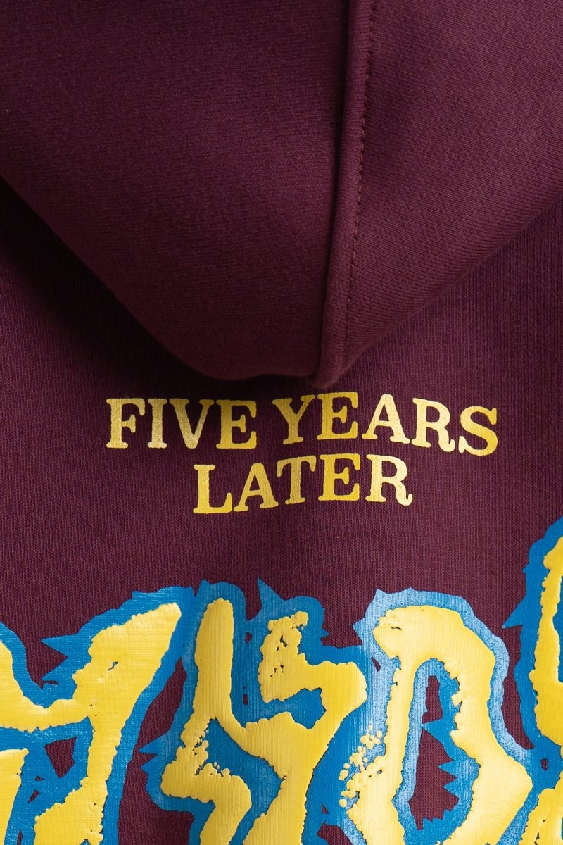Burgundy Five Years Hoodie - Baynoire