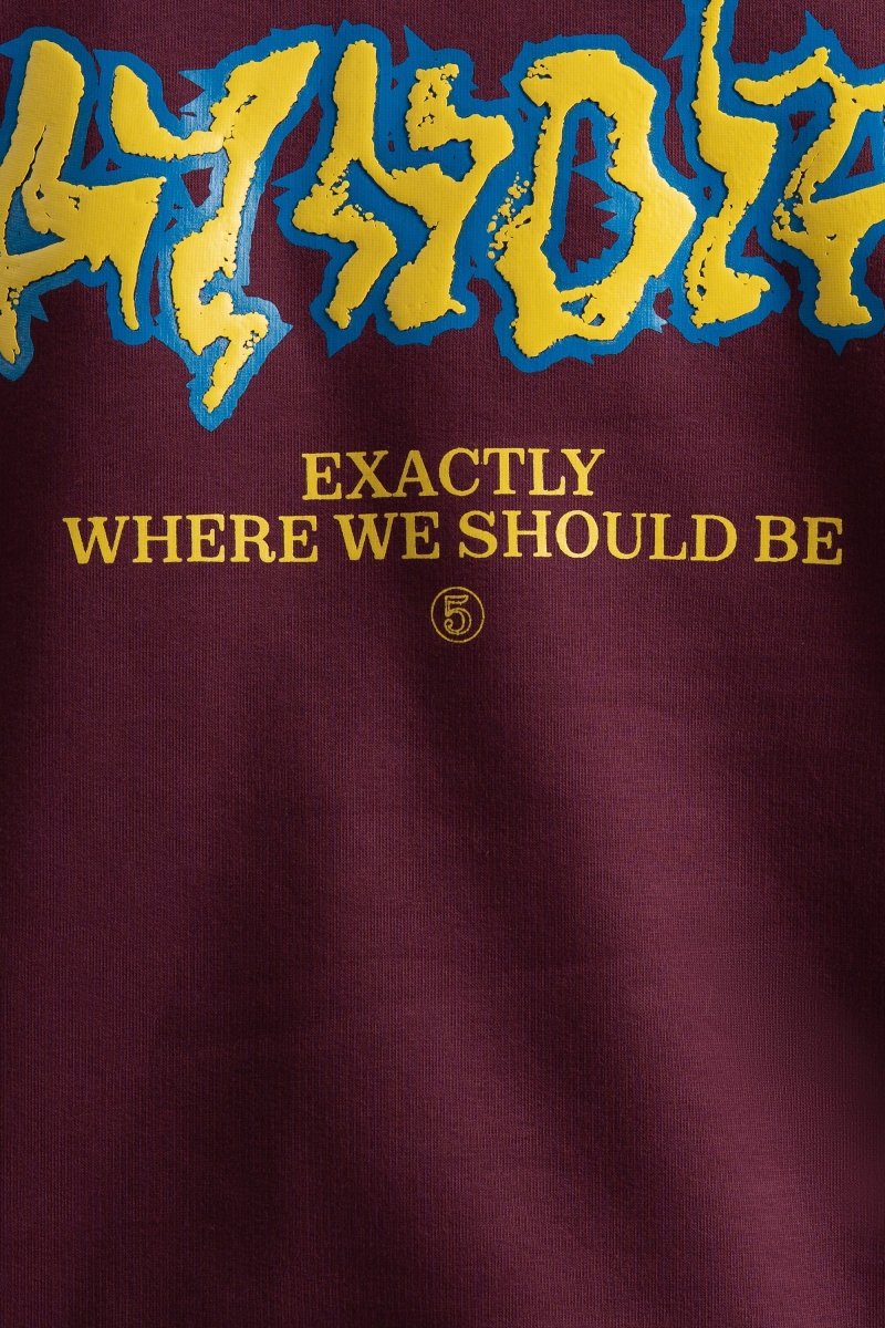 Burgundy Five Years Hoodie - Baynoire