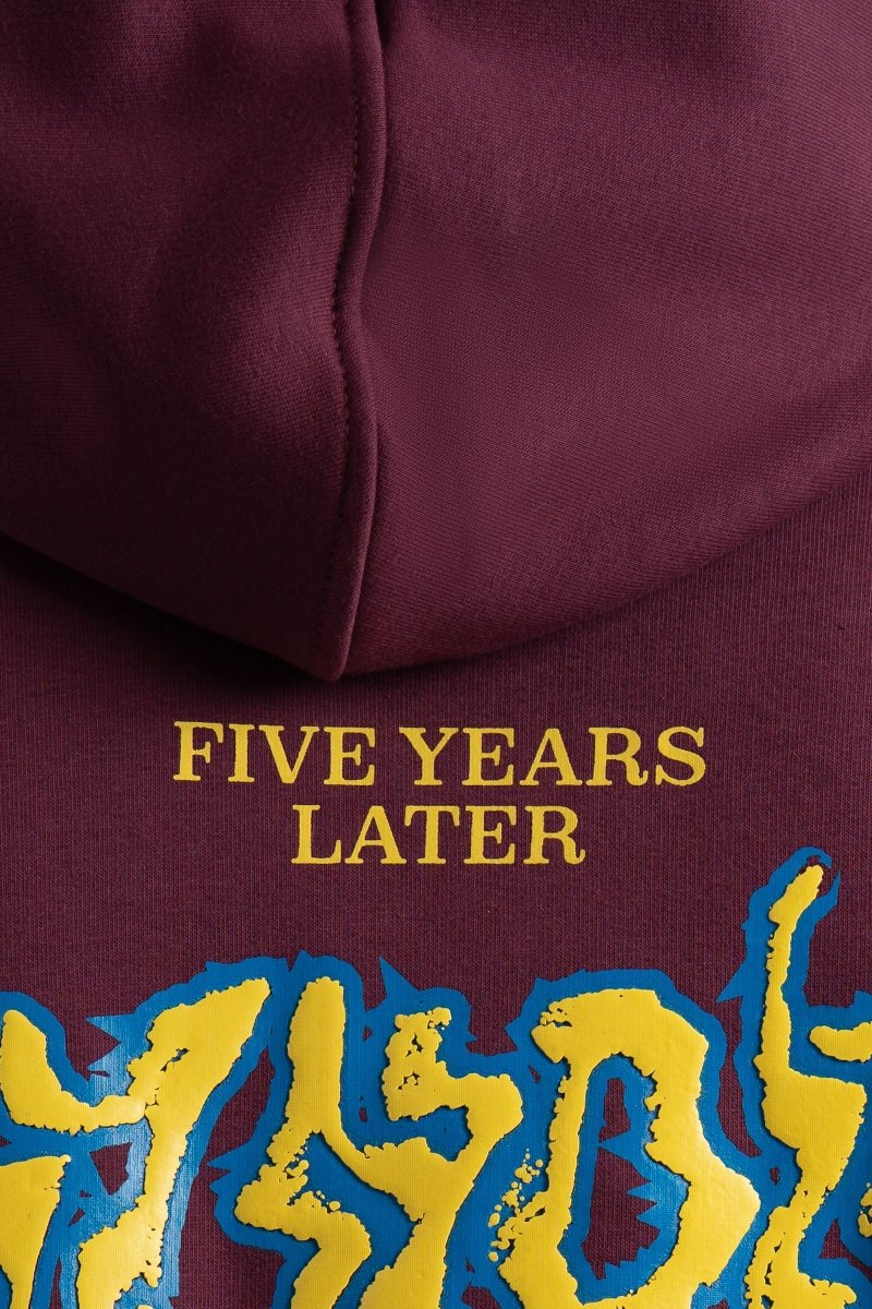 Burgundy Five Years Hoodie - Baynoire