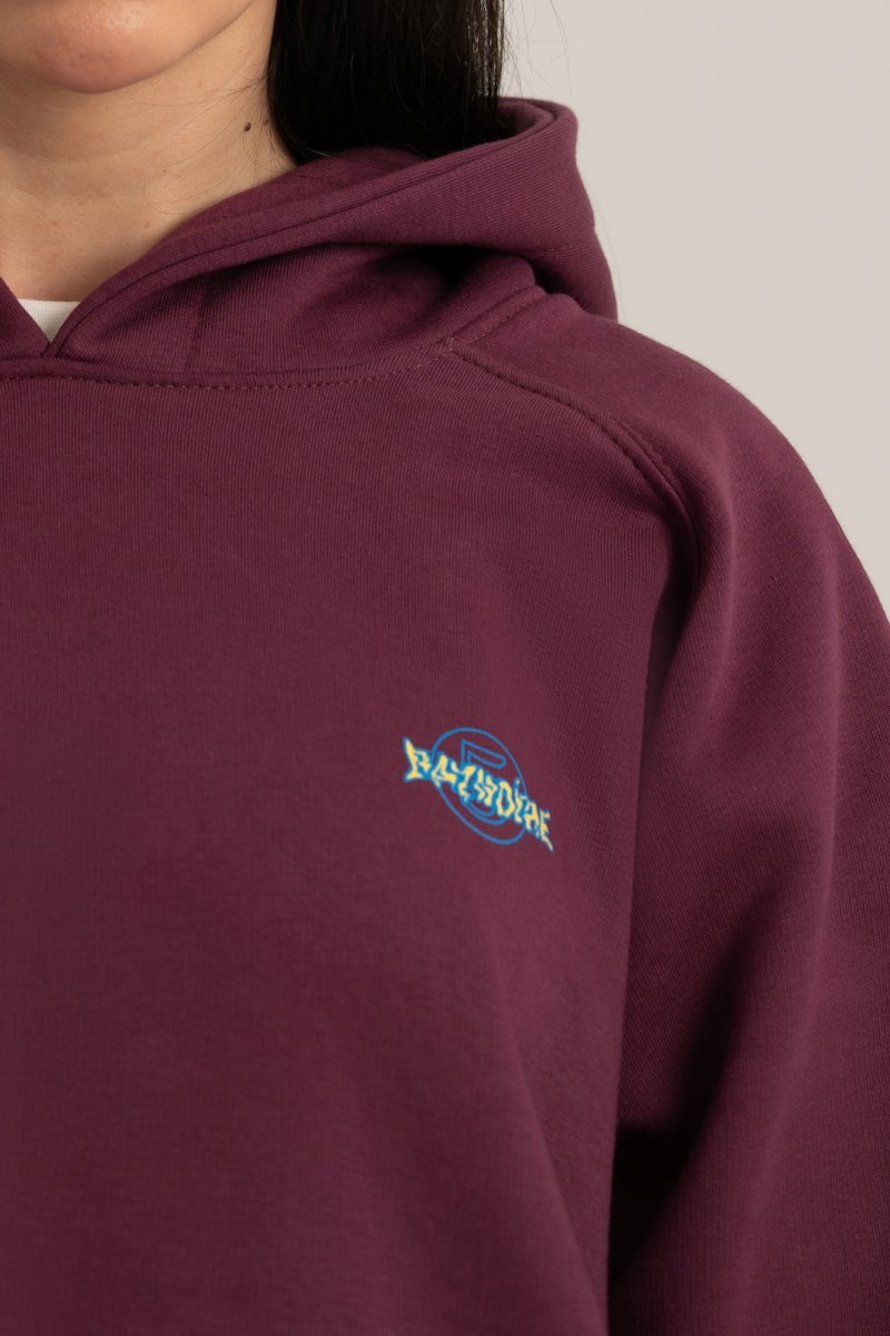 Burgundy Five Years Hoodie - Baynoire